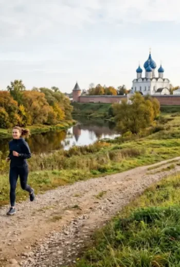 Самые красивые маршруты для бега в Суздале и окрестностях